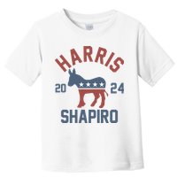 Harris Shapiro 2024 For President Kamala Harris Josh Shapiro Toddler T-Shirt