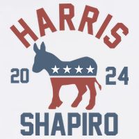 Harris Shapiro 2024 For President Kamala Harris Josh Shapiro Cropped Pullover Crew