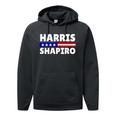 Harris Shapiro 2024 President Election Performance Fleece Hoodie