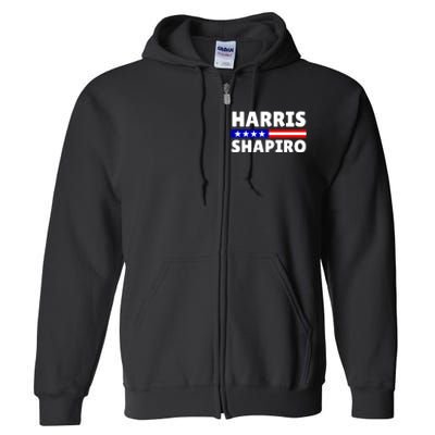 Harris Shapiro 2024 President Election Full Zip Hoodie