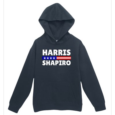 Harris Shapiro 2024 President Election Urban Pullover Hoodie