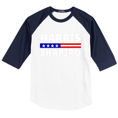 Harris Shapiro 2024 President Election Baseball Sleeve Shirt