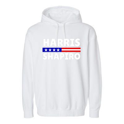 Harris Shapiro 2024 President Election Garment-Dyed Fleece Hoodie