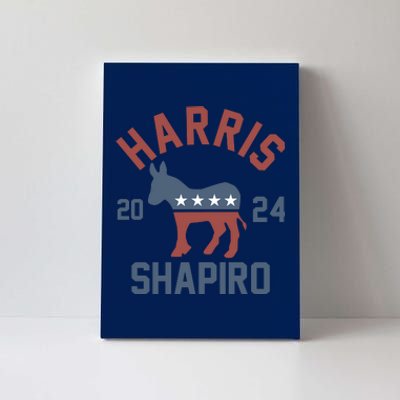 Harris Shapiro 2024 For President Kamala Harris Josh Shapiro Canvas