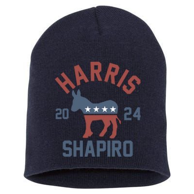 Harris Shapiro 2024 For President Kamala Harris Josh Shapiro Short Acrylic Beanie