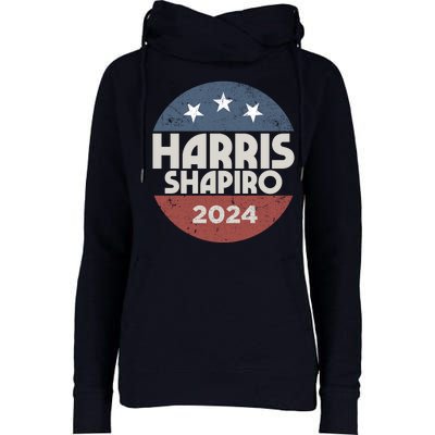 Harris Shapiro 2024 For President Kamala Harris Josh Shapiro Womens Funnel Neck Pullover Hood