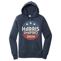 Harris Shapiro 2024 For President Kamala Harris Josh Shapiro Women's Pullover Hoodie