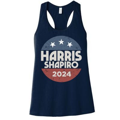 Harris Shapiro 2024 For President Kamala Harris Josh Shapiro Women's Racerback Tank