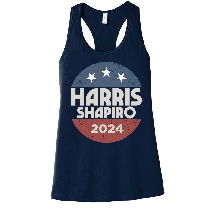 Harris Shapiro 2024 For President Kamala Harris Josh Shapiro Women's Racerback Tank