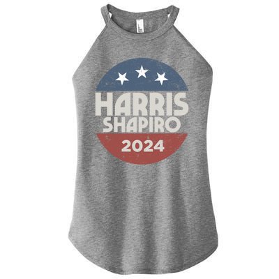 Harris Shapiro 2024 For President Kamala Harris Josh Shapiro Women's Perfect Tri Rocker Tank