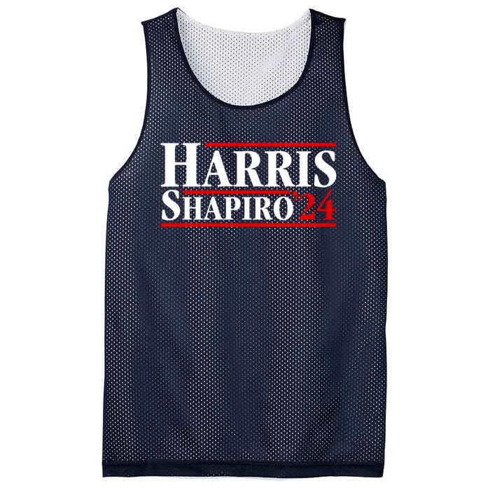 Harris Shapiro 2024 For President Kamala Harris Josh Shapiro Mesh Reversible Basketball Jersey Tank