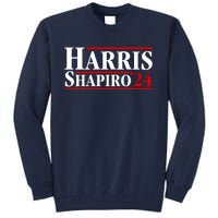 Harris Shapiro 2024 For President Kamala Harris Josh Shapiro Tall Sweatshirt