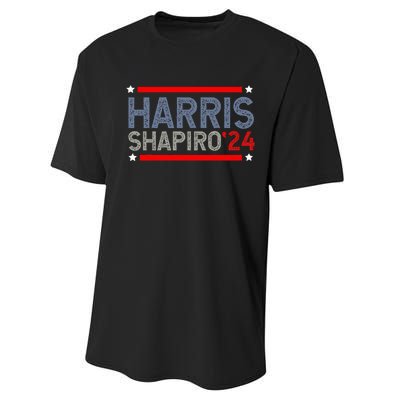 Harris Shapiro 2024 President Election Performance Sprint T-Shirt