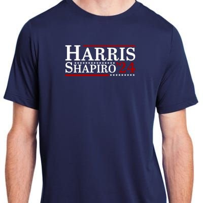 Harris Shapiro 2024 For President Kamala Harris Josh Shapiro Adult ChromaSoft Performance T-Shirt