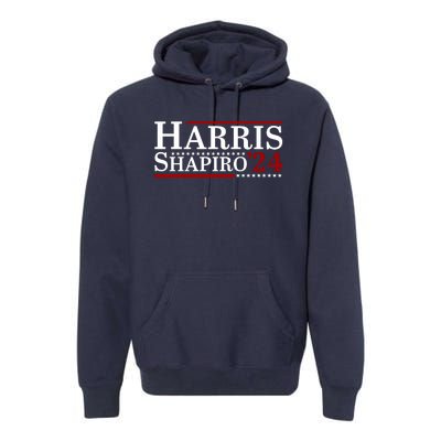 Harris Shapiro 2024 For President Kamala Harris Josh Shapiro Premium Hoodie