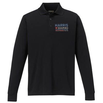 Harris Shapiro 2024 Performance Long Sleeve Polo