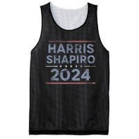 Harris Shapiro 2024 Kamala Harris Josh Shapiro Mesh Reversible Basketball Jersey Tank