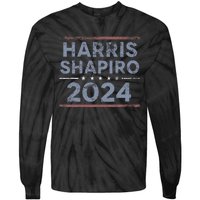 Harris Shapiro 2024 Kamala Harris Josh Shapiro Tie-Dye Long Sleeve Shirt