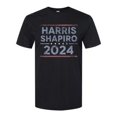 Harris Shapiro 2024 Kamala Harris Josh Shapiro Softstyle CVC T-Shirt