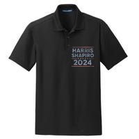 Harris Shapiro 2024 Kamala Harris Josh Shapiro Dry Zone Grid Polo