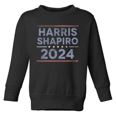 Harris Shapiro 2024 Kamala Harris Josh Shapiro Toddler Sweatshirt