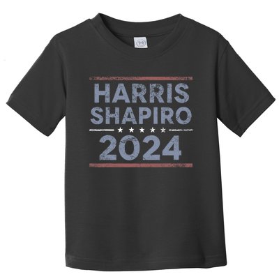 Harris Shapiro 2024 Kamala Harris Josh Shapiro Toddler T-Shirt