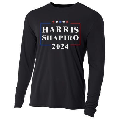 Harris Shapiro 2024 President Election Vp Josh Shapiro Cooling Performance Long Sleeve Crew