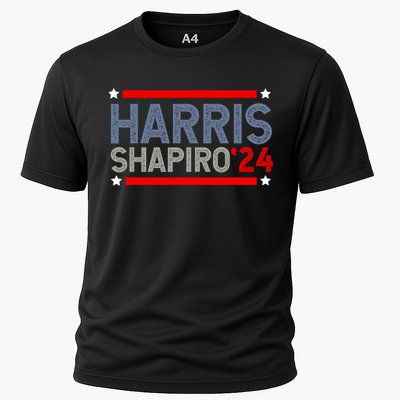 Harris Shapiro 2024 President Election Cooling Performance Crew T-Shirt