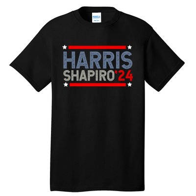 Harris Shapiro 2024 President Election Tall T-Shirt