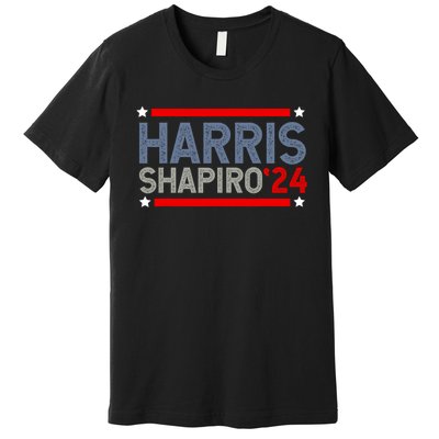 Harris Shapiro 2024 President Election Premium T-Shirt