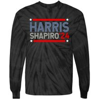 Harris Shapiro 2024 President Election Tie-Dye Long Sleeve Shirt