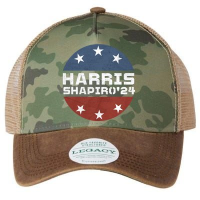 Harris Shapiro 2024 Vintage President Campaign Kamala Harris Legacy Tie Dye Trucker Hat