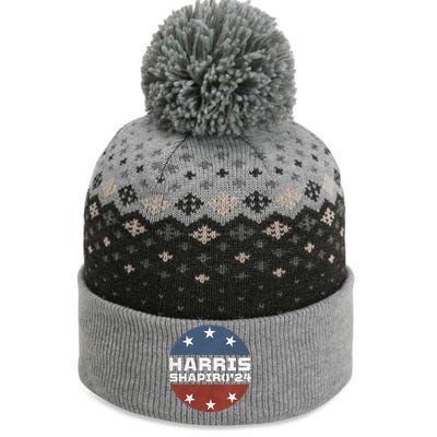 Harris Shapiro 2024 Vintage President Campaign Kamala Harris The Baniff Cuffed Pom Beanie