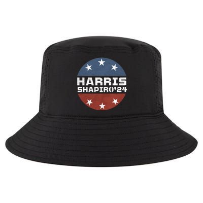 Harris Shapiro 2024 Vintage President Campaign Kamala Harris Cool Comfort Performance Bucket Hat