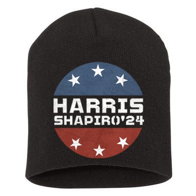 Harris Shapiro 2024 Vintage President Campaign Kamala Harris Short Acrylic Beanie