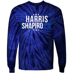 Harris Shapiro 2024 Kamala Harris 2024 Kamala Harris 2024 President Harris 2024 Tie-Dye Long Sleeve Shirt