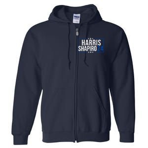 Harris Shapiro 2024 Kamala Harris 2024 Kamala Harris 2024 President Harris 2024 Full Zip Hoodie