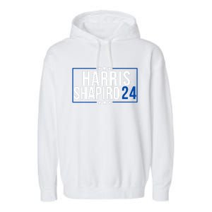 Harris Shapiro 2024 Kamala Harris 2024 Kamala Harris 2024 President Harris 2024 Garment-Dyed Fleece Hoodie