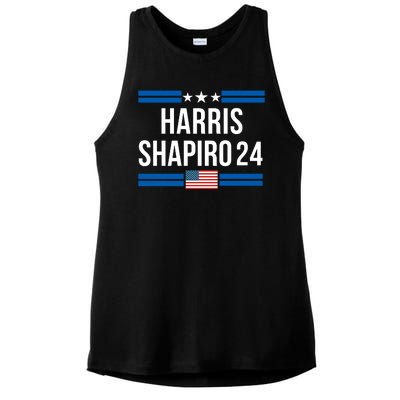 Harris Shapiro 2024 Kamala Harris 2024 President Harris 2024 Elect Kamala 2024 Ladies PosiCharge Tri-Blend Wicking Tank