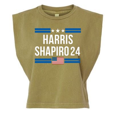 Harris Shapiro 2024 Kamala Harris 2024 President Harris 2024 Elect Kamala 2024 Garment-Dyed Women's Muscle Tee