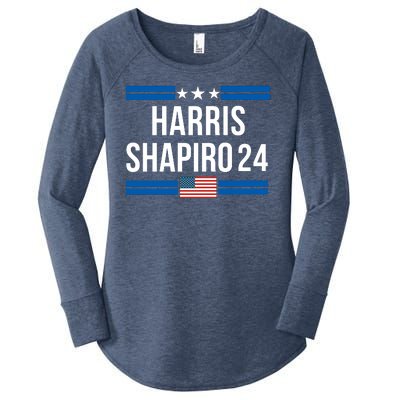 Harris Shapiro 2024 Kamala Harris 2024 President Harris 2024 Elect Kamala 2024 Women's Perfect Tri Tunic Long Sleeve Shirt