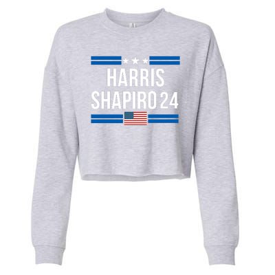 Harris Shapiro 2024 Kamala Harris 2024 President Harris 2024 Elect Kamala 2024 Cropped Pullover Crew