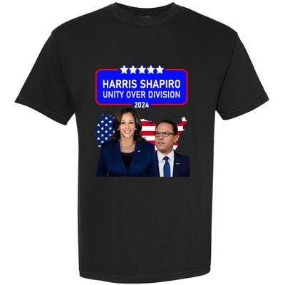 Harris Shapiro 2024! Unity Over Division! Kamala Harris 2024 Garment-Dyed Heavyweight T-Shirt