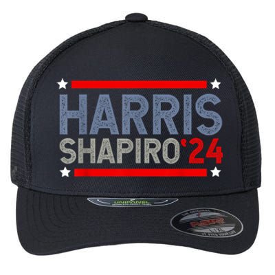 Harris Shapiro 2024 President Election Flexfit Unipanel Trucker Cap