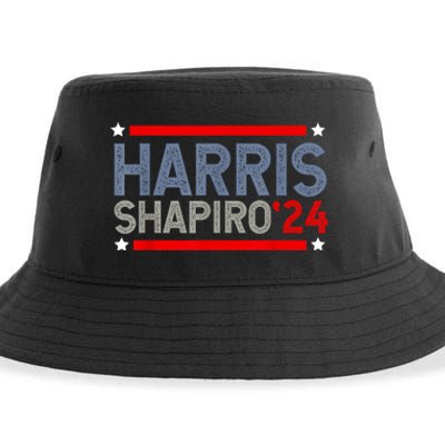 Harris Shapiro 2024 President Election Sustainable Bucket Hat