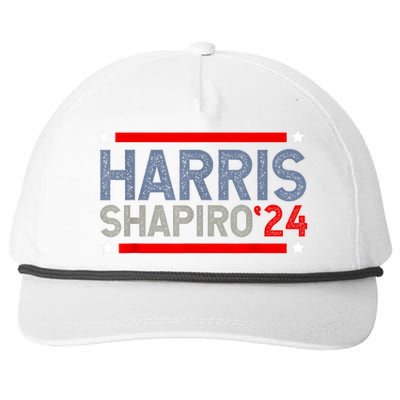 Harris Shapiro 2024 President Election Snapback Five-Panel Rope Hat