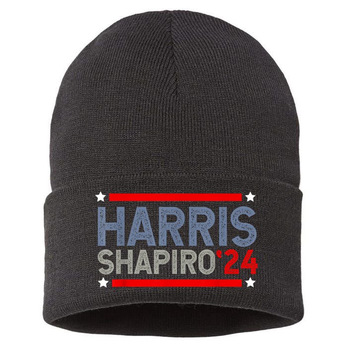 Harris Shapiro 2024 President Election Sustainable Knit Beanie