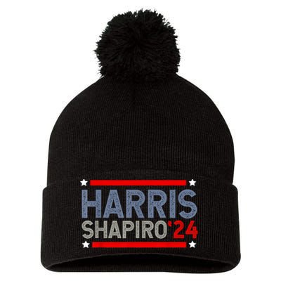 Harris Shapiro 2024 President Election Pom Pom 12in Knit Beanie