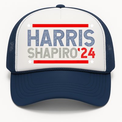 Harris Shapiro 2024 President Election Trucker Hat