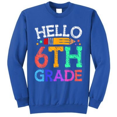 Hello Sixth 6Th Grade Back To School Students Teachers Gift Sweatshirt